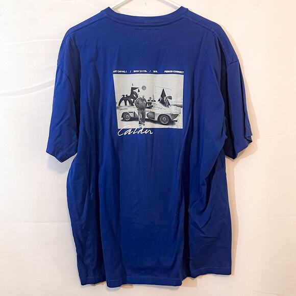 3 FOR $50! 🎁 PERIOD CORRECT Motorsport Calder Blue Crew T-Shirt Sz. XL - Picture 6 of 6